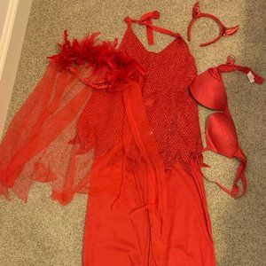 Ladies Halloween costume sexy sparkly devil